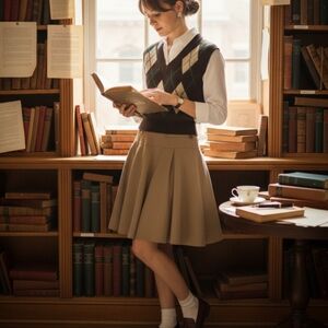 🤎 Machka Full Circle Skirt | Drop Waist | US 4 👗